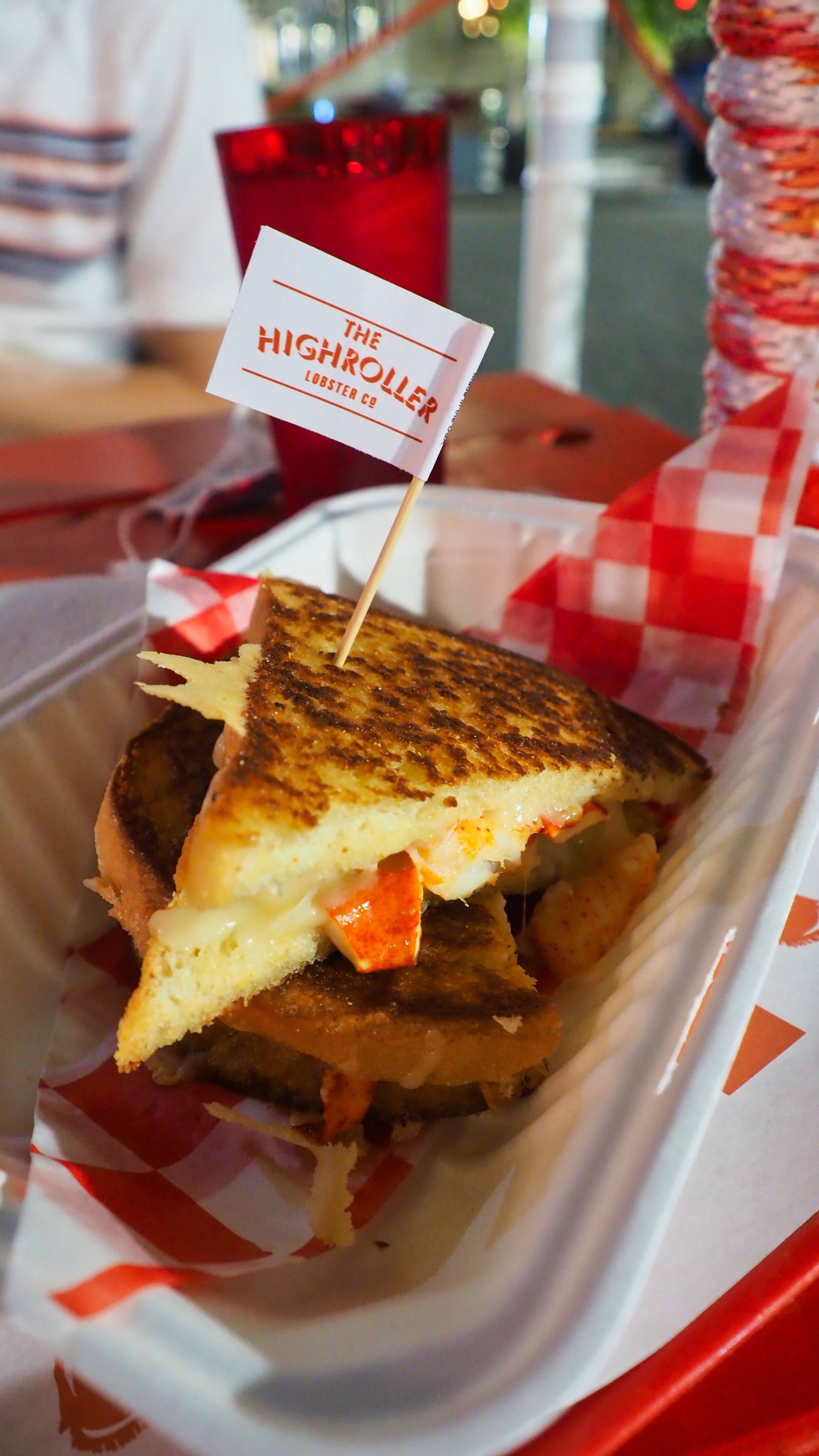 High Roller Lobster Grilled Cheese