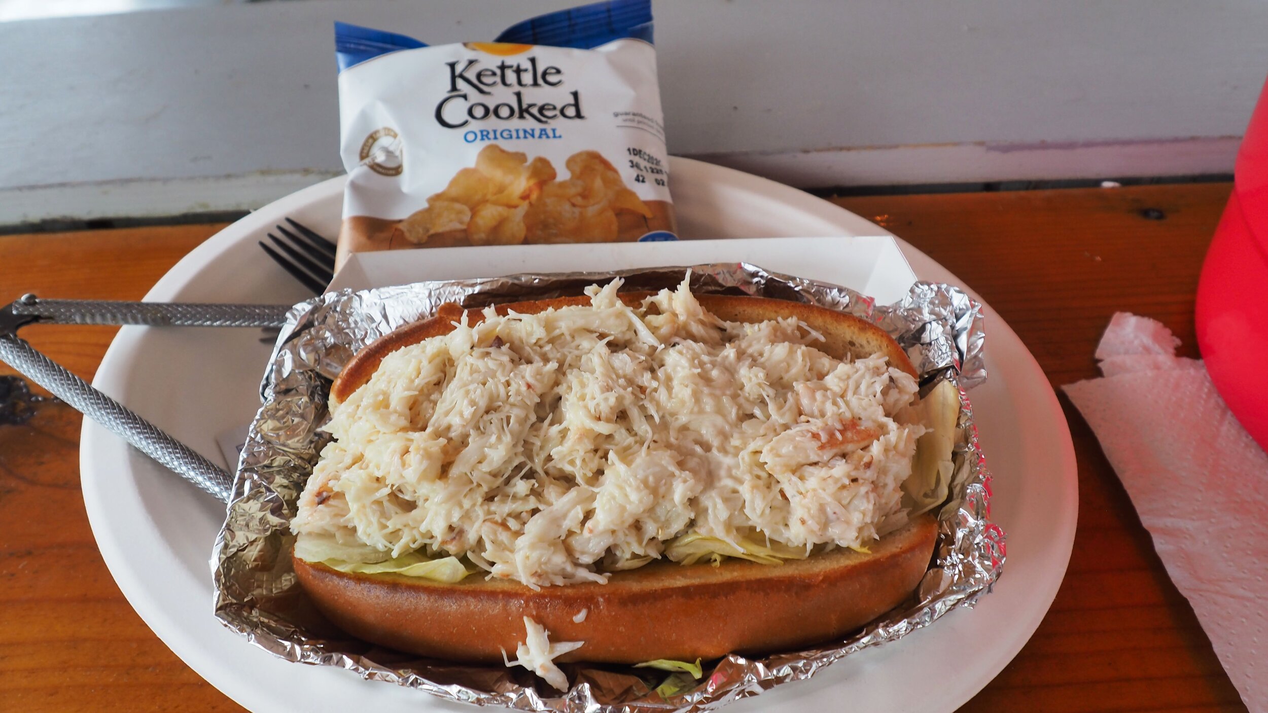 crab roll travelin lobster