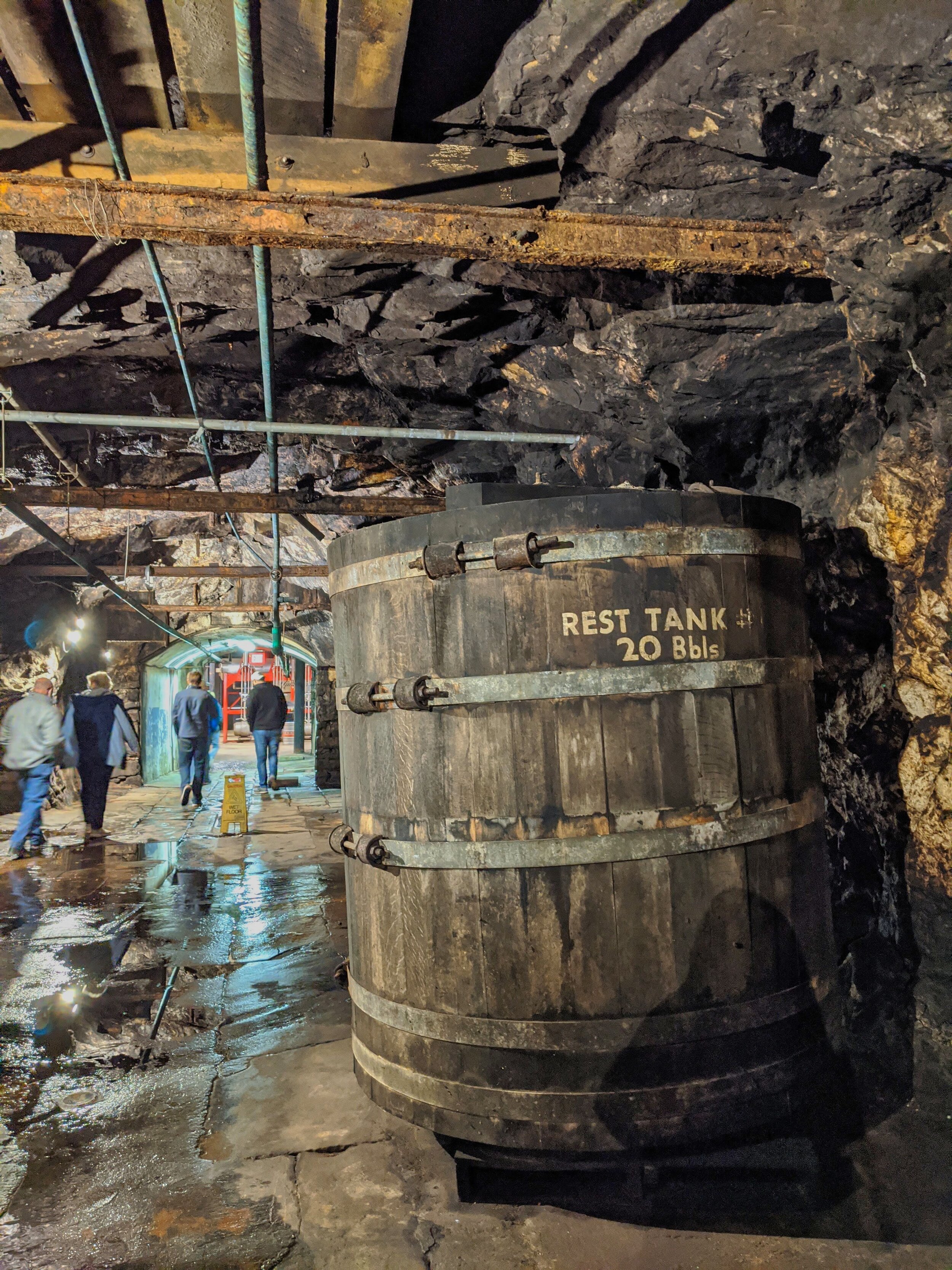One of the original Yuengling Brewery beer tanks