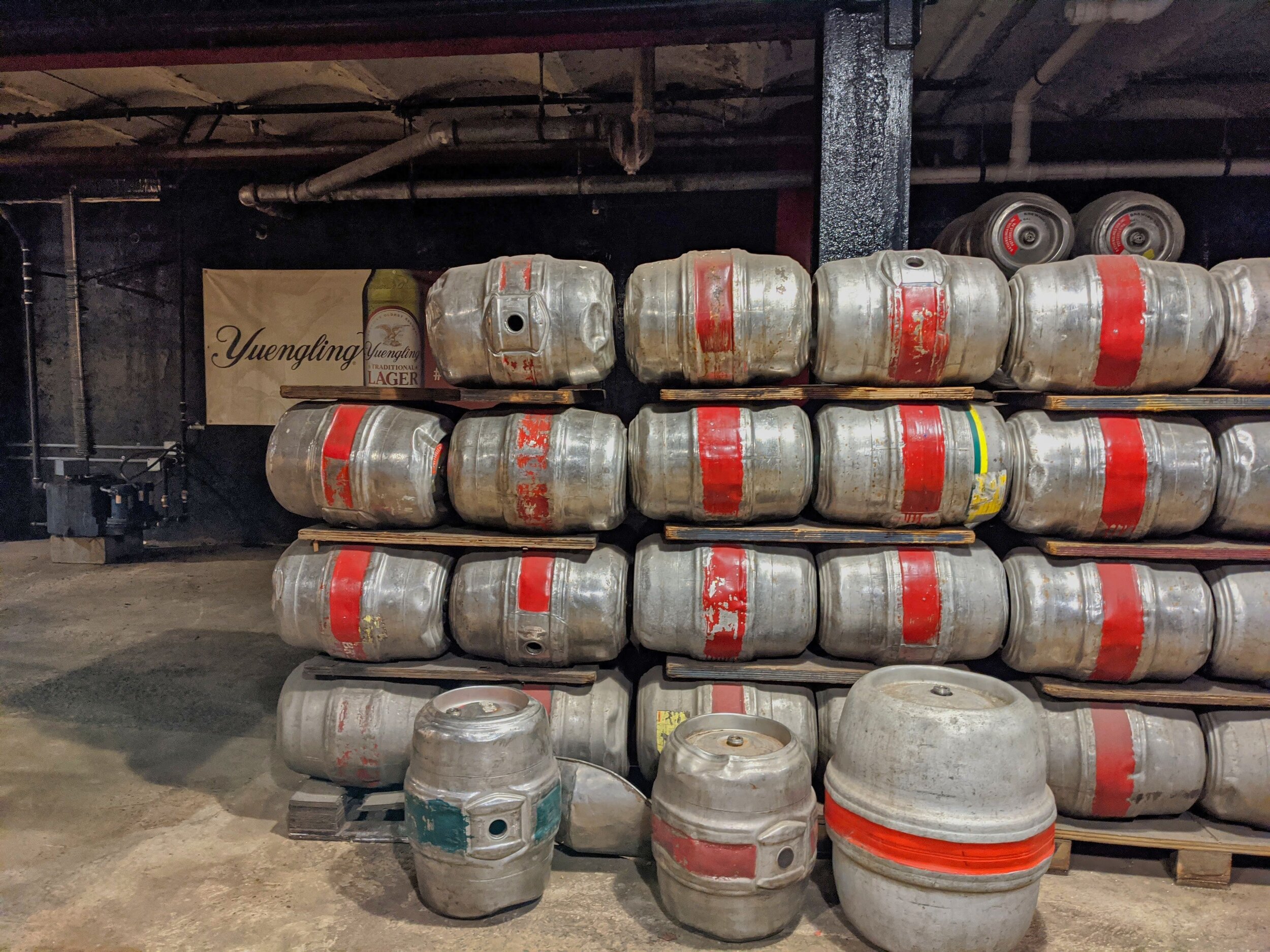 Yuengling kegs