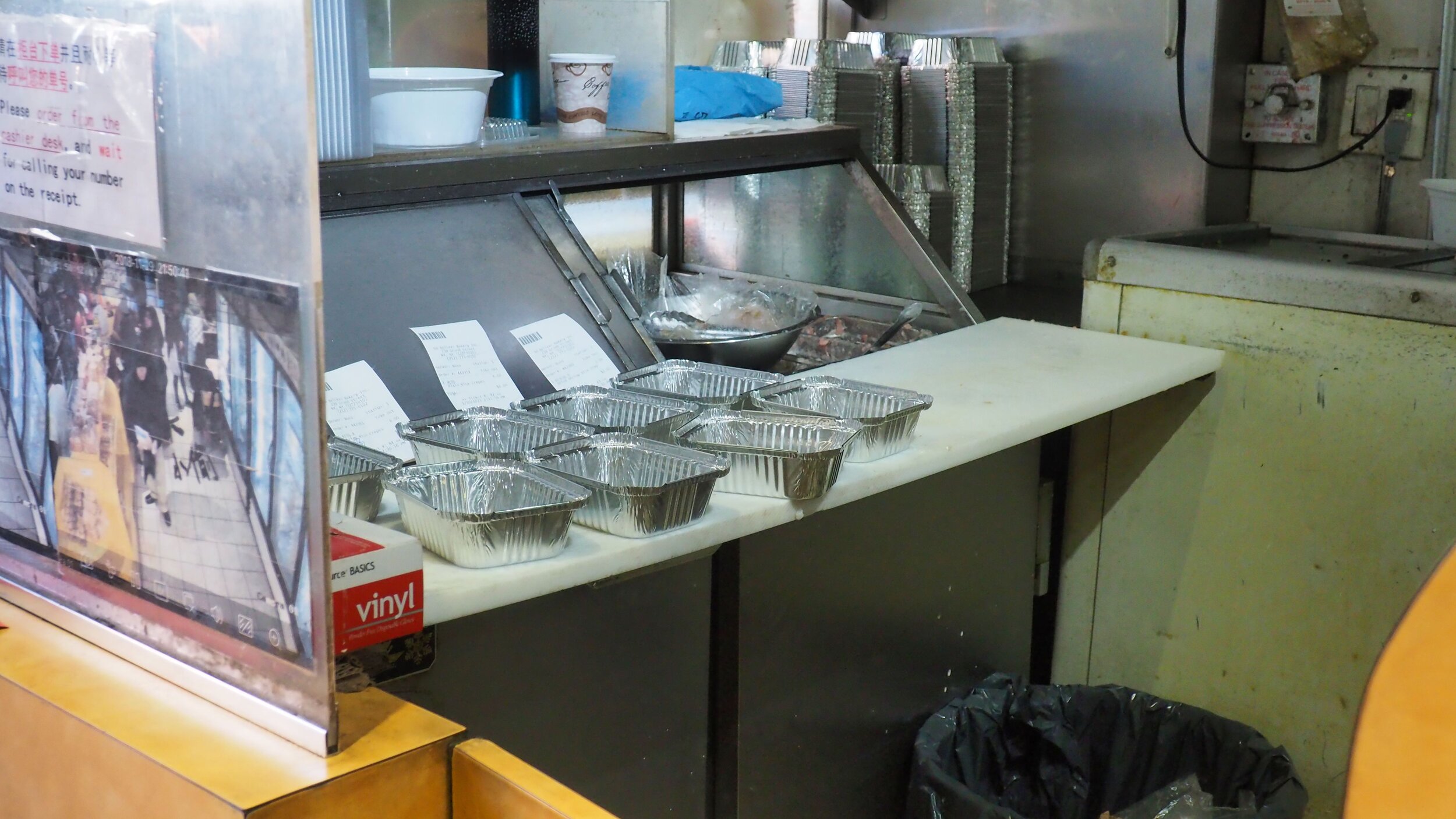 Go Believe Bakery - little tins waiting to be filled with rice noodle