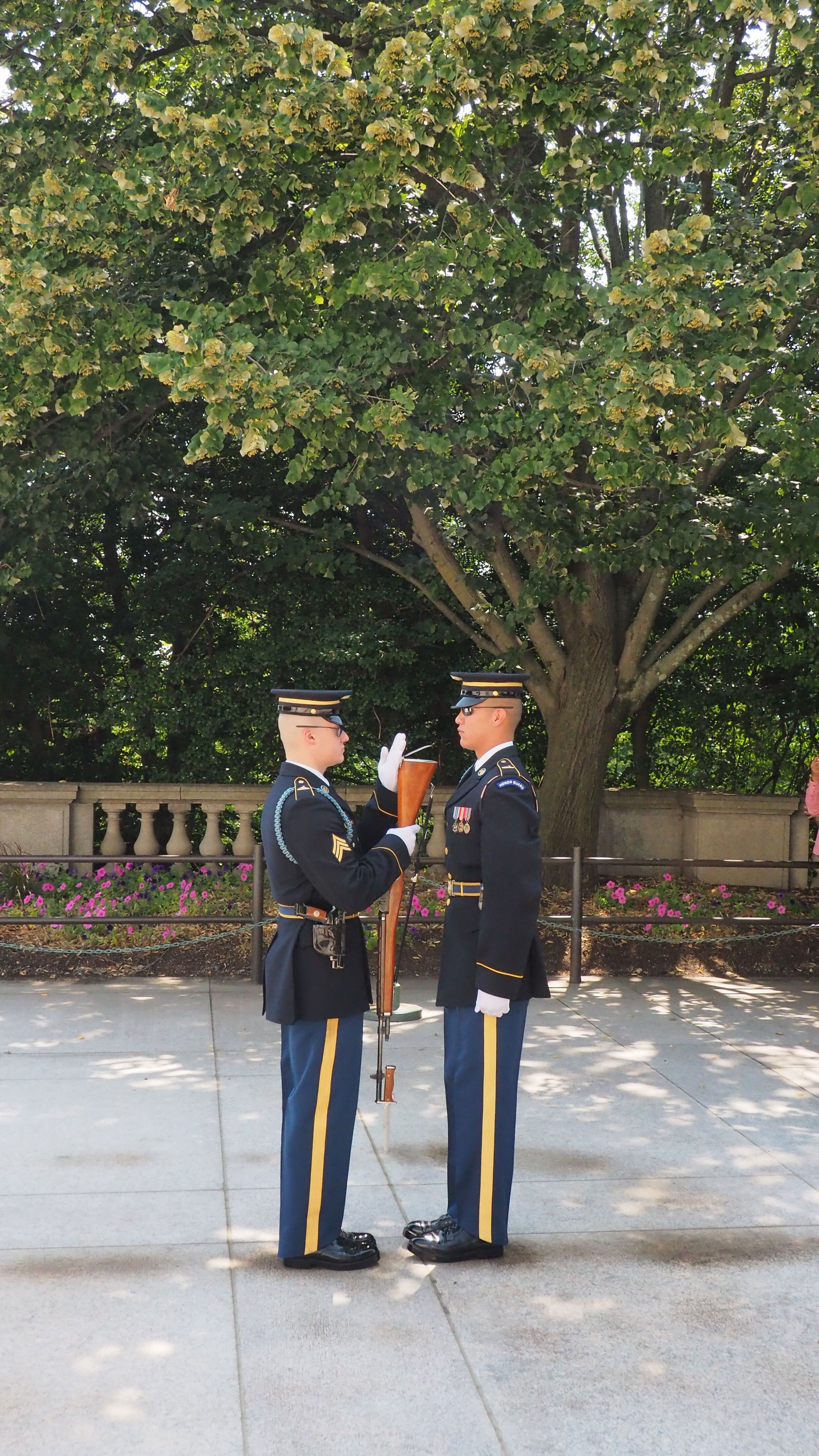 Changing of the guard arlington national cemetery