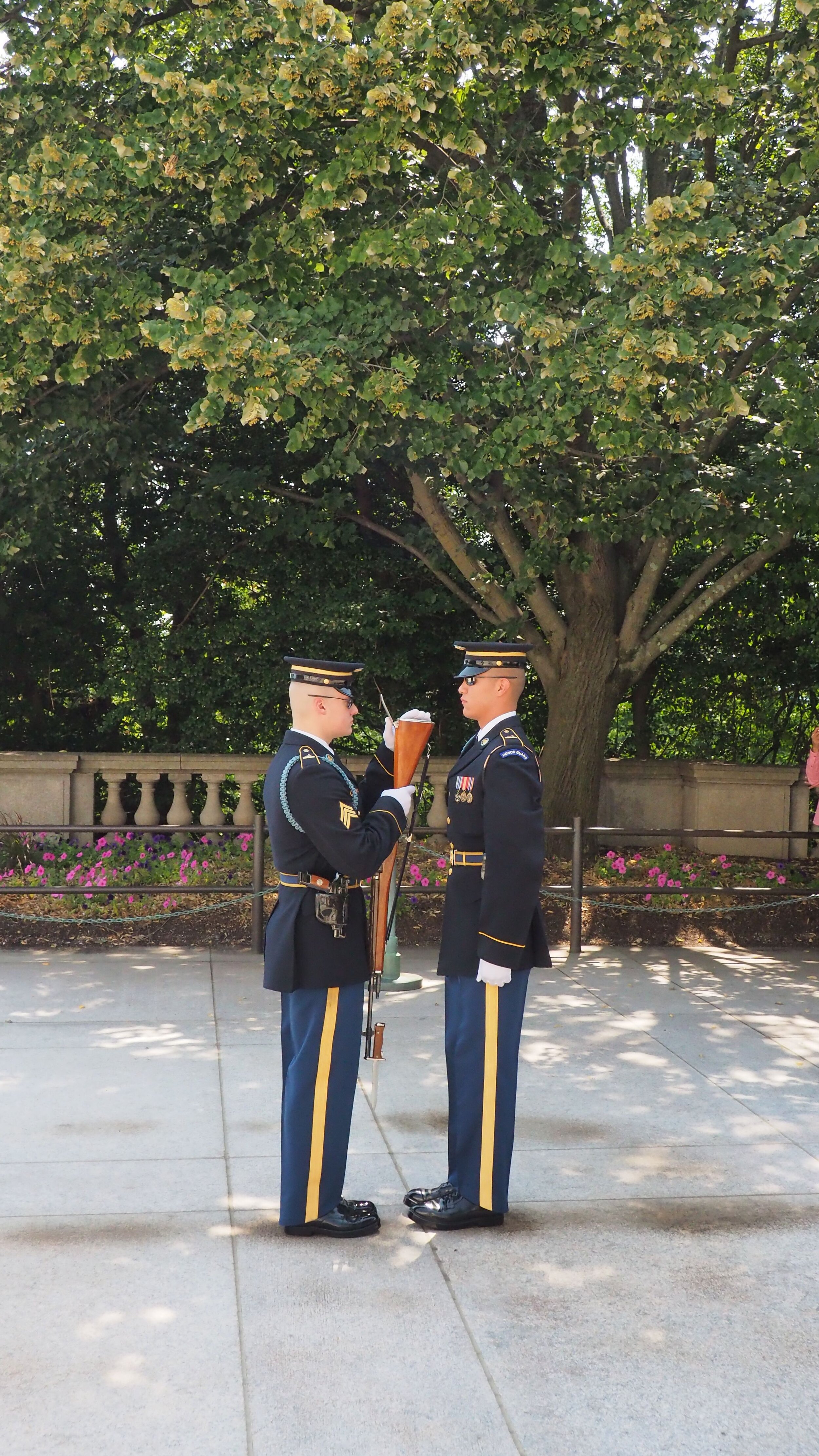 Changing of the guard arlington national cemetery