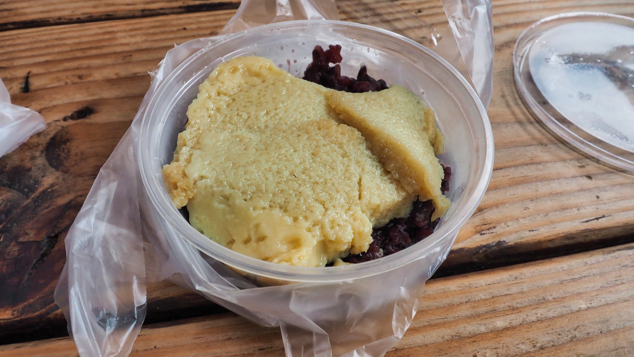 purple sticky rice Thai food New York