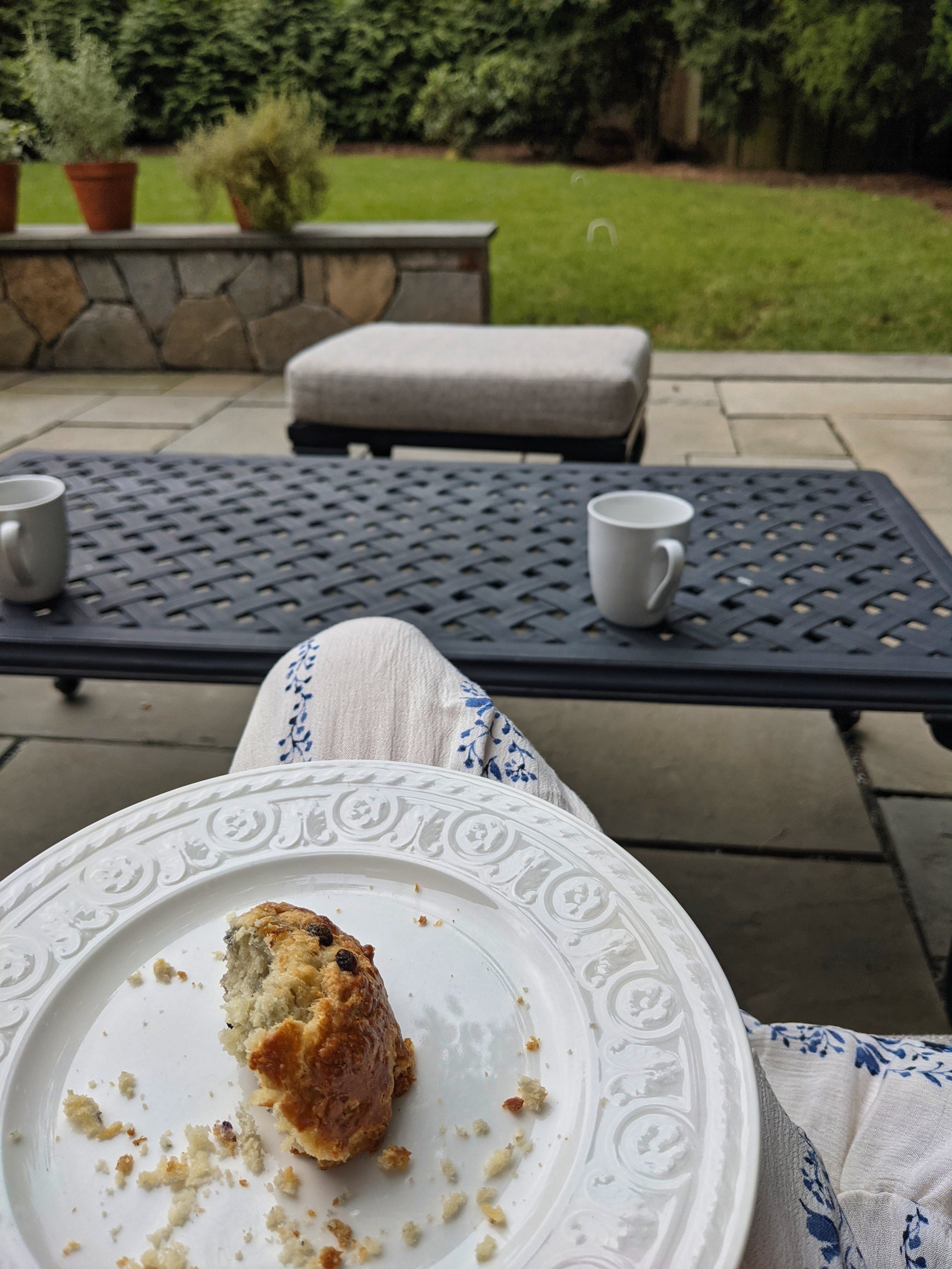 backyard relax outdoors