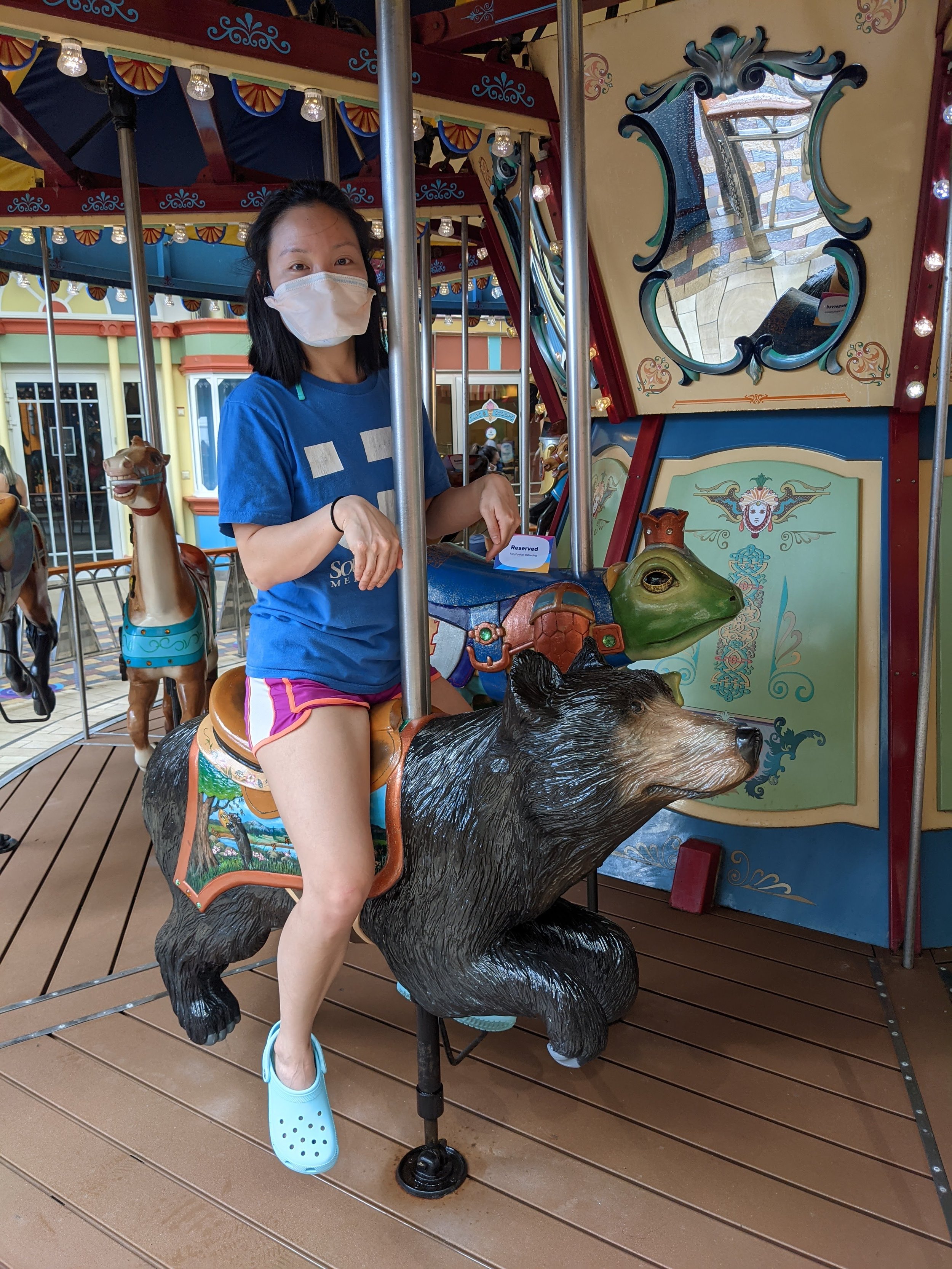cruise ship boardwalk carousel