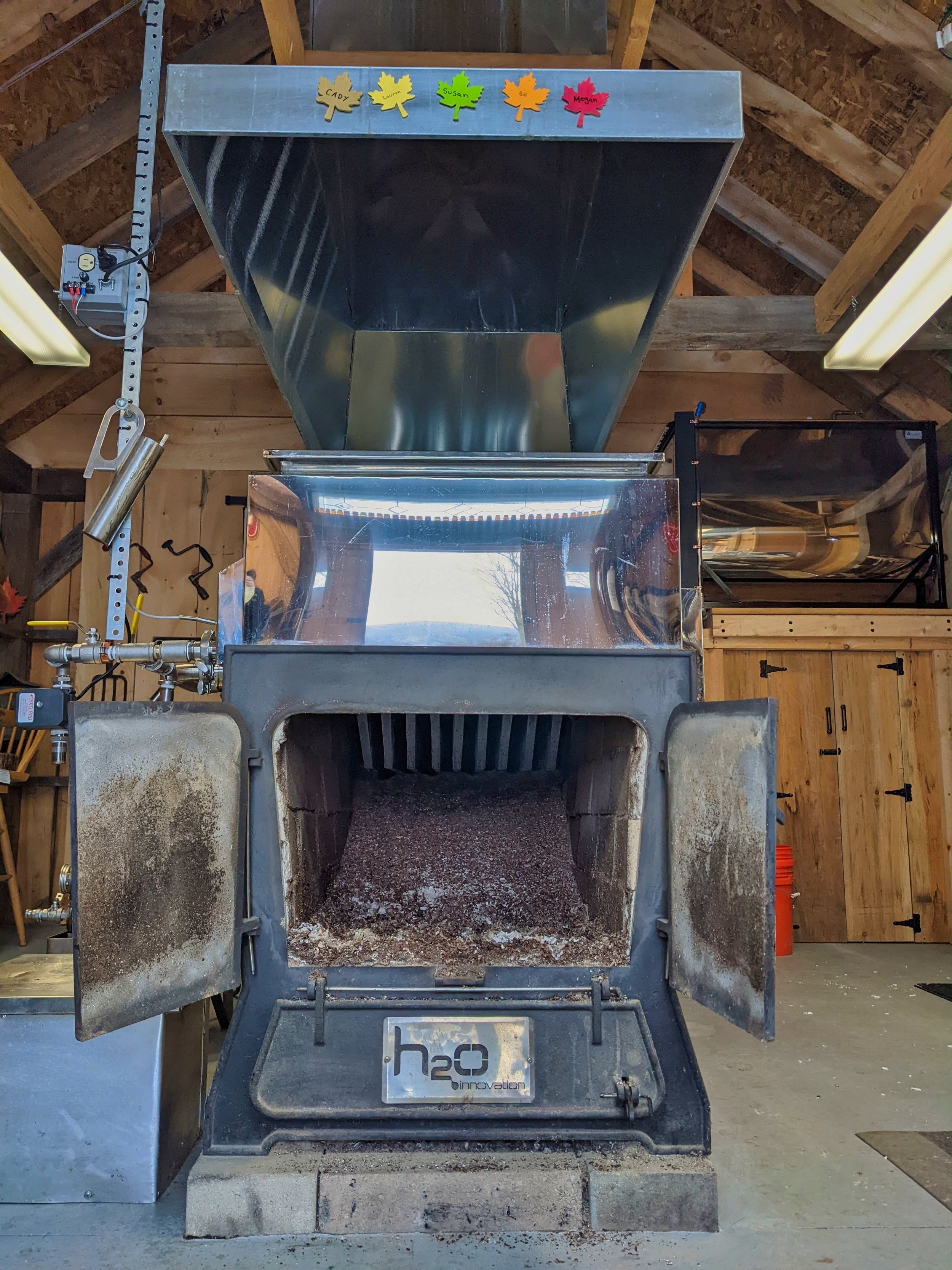 boil maple syrup Vermont