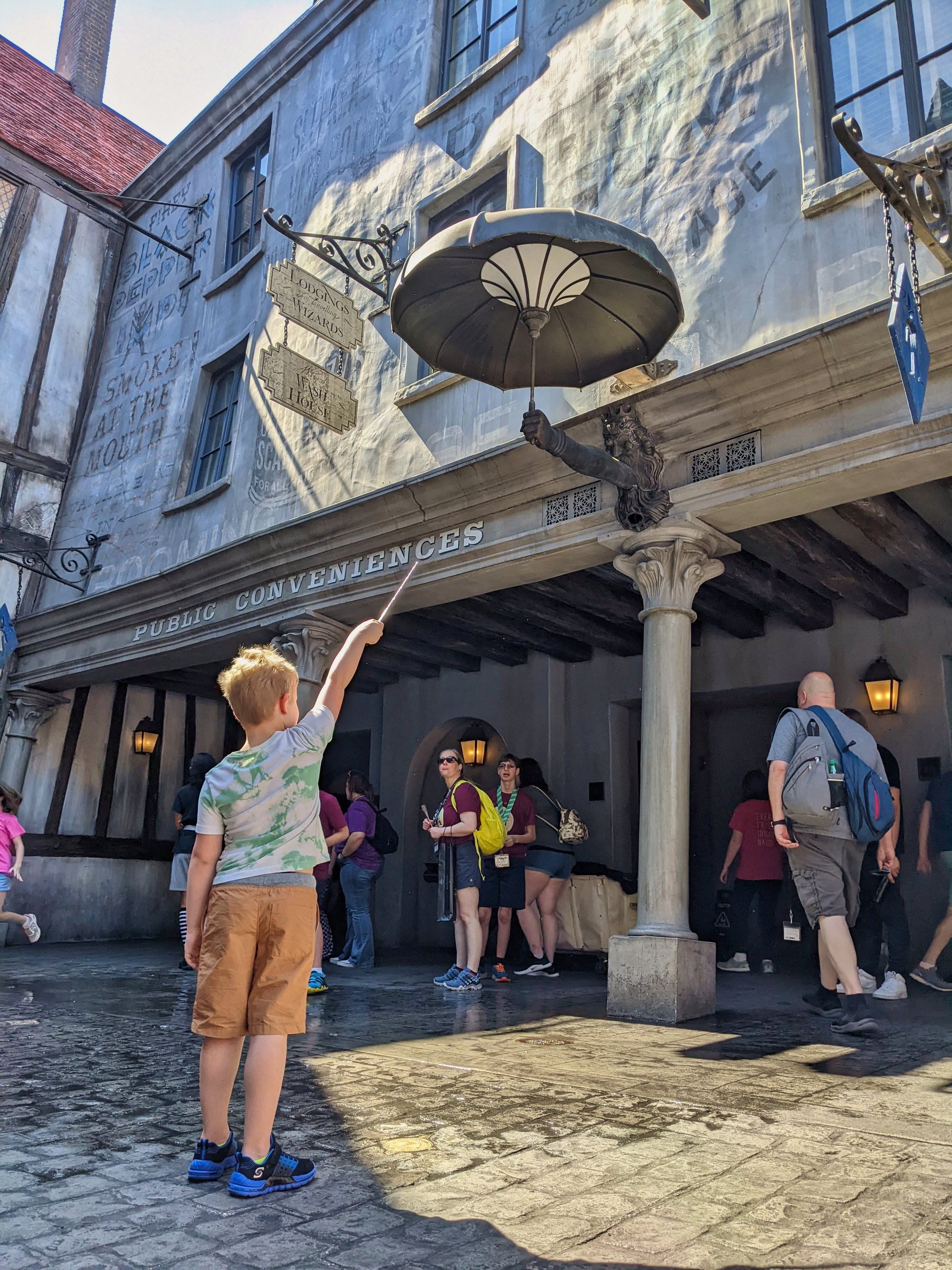 interactive wands Orlando Harry Potter World