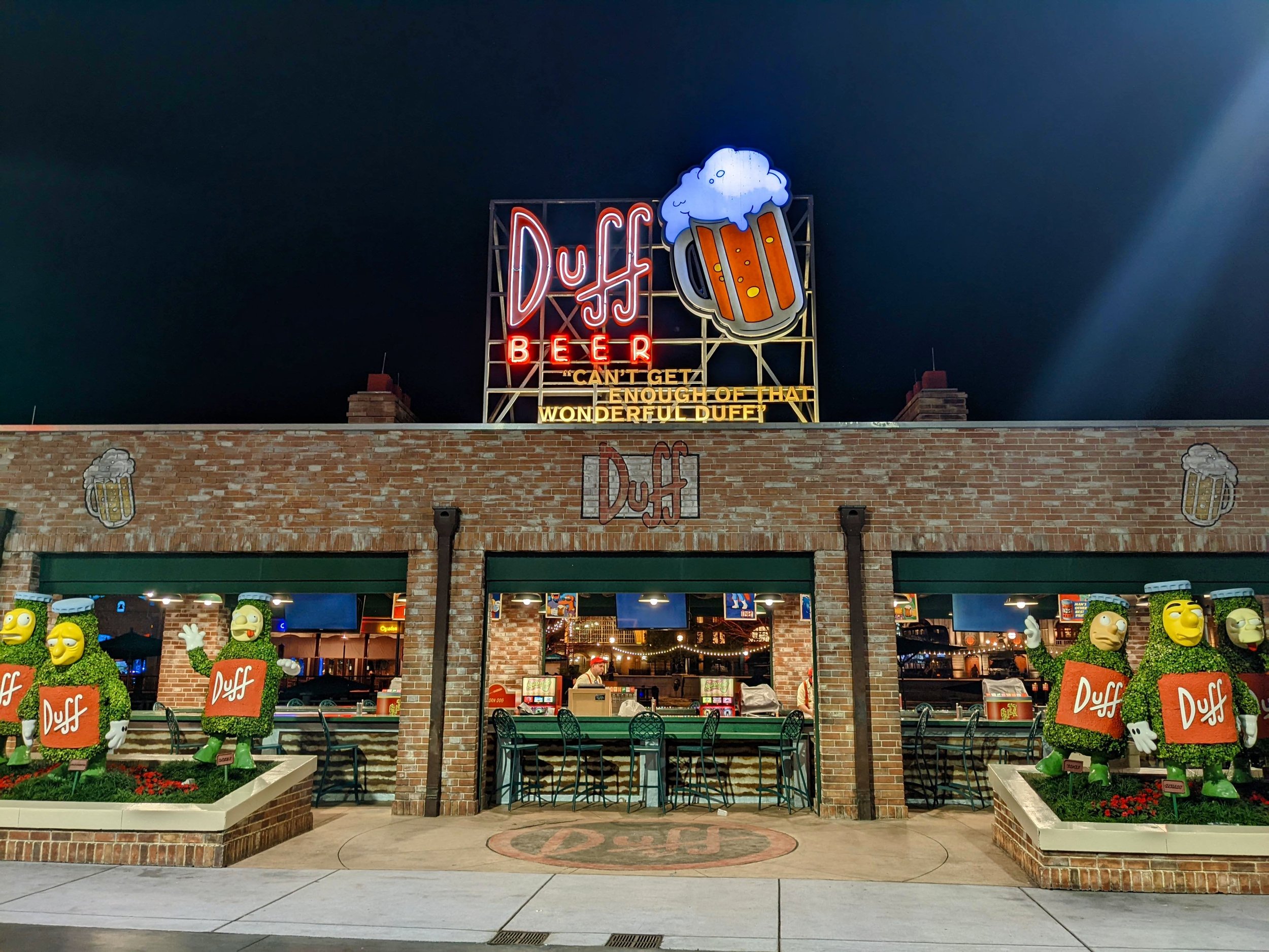 Duff beer Universal Studios Florida