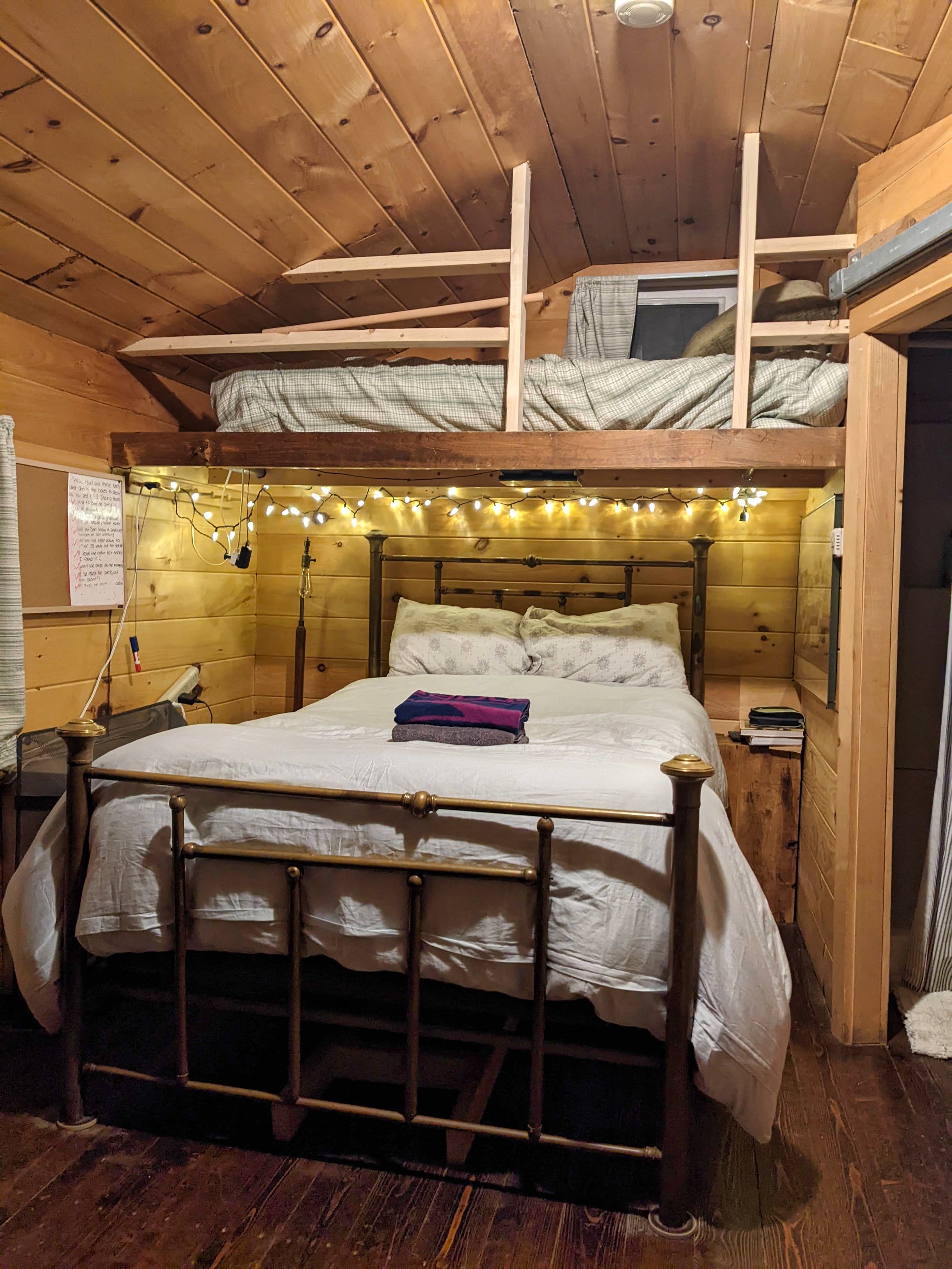 tiny cabin in the woods Vermont