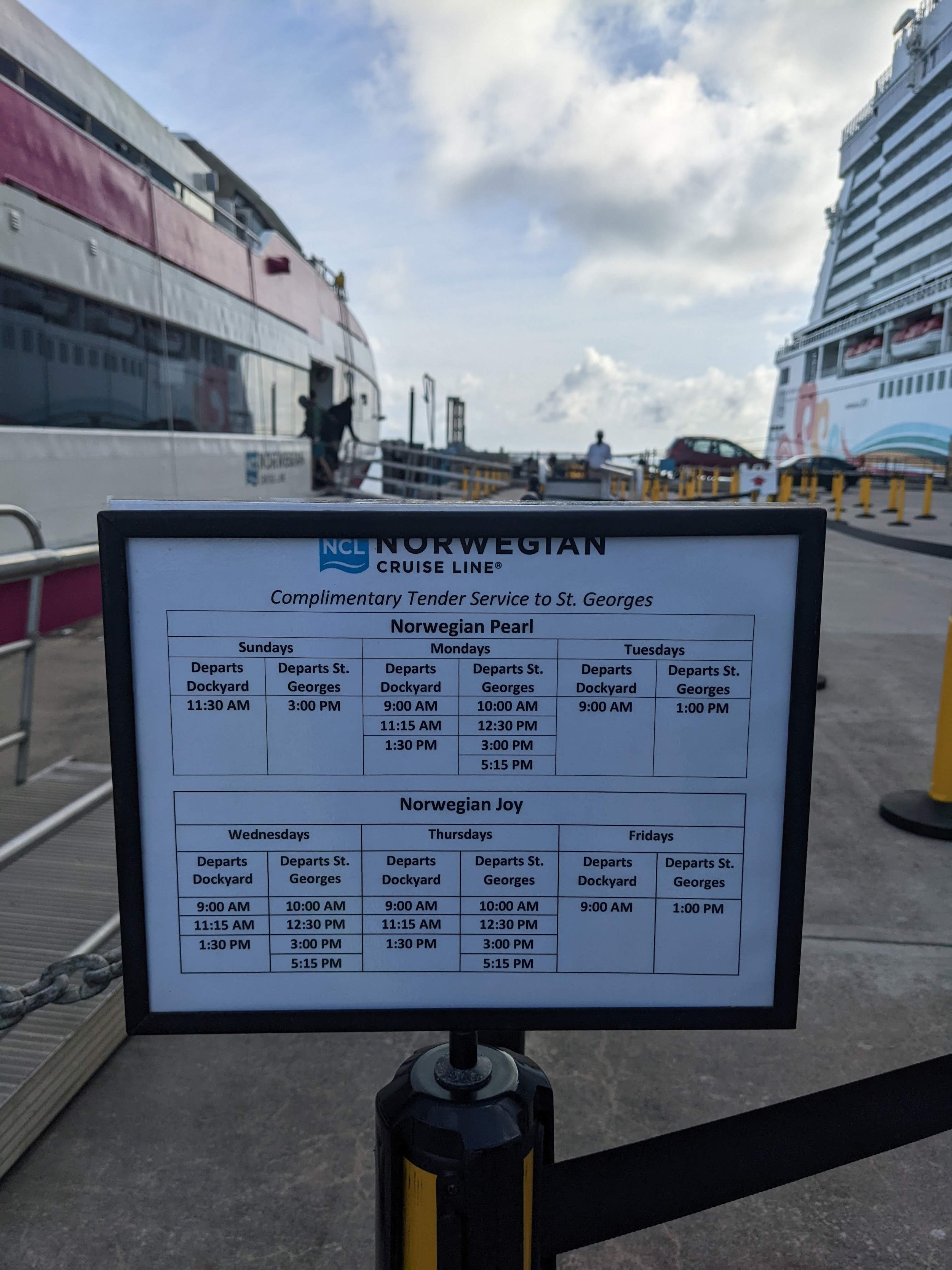 Norwegian Bermuda ferry