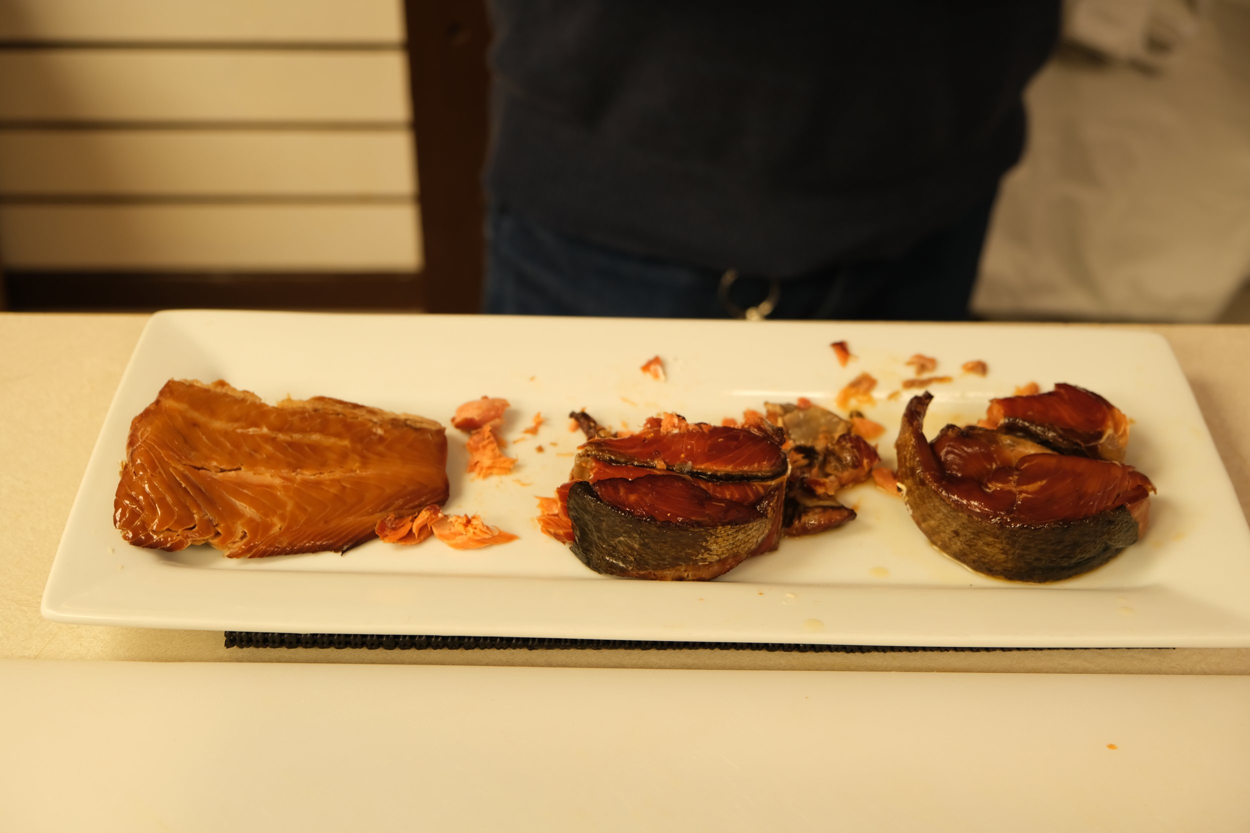 Alaska salmon tasting