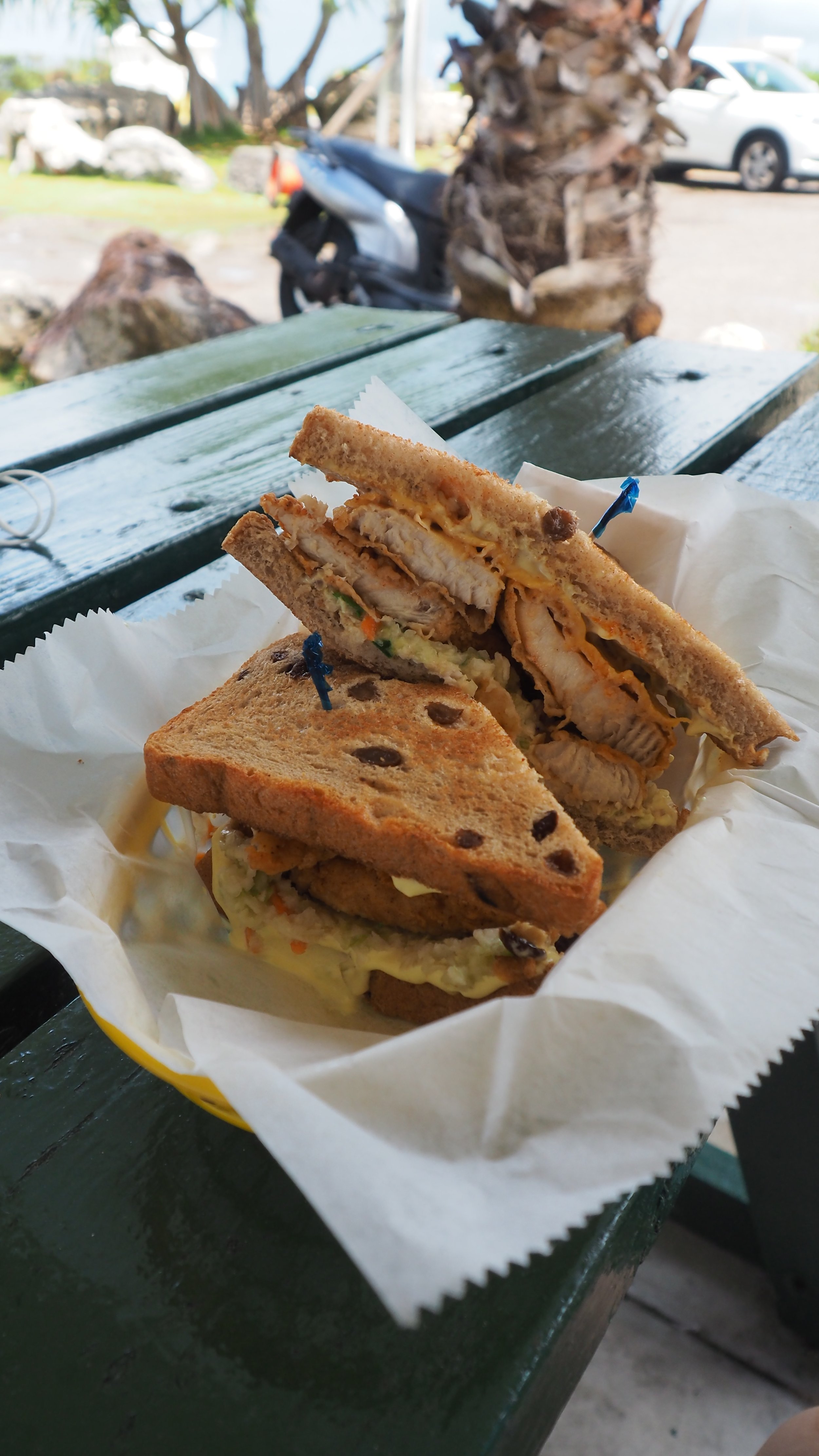 Bermuda fish sandwich