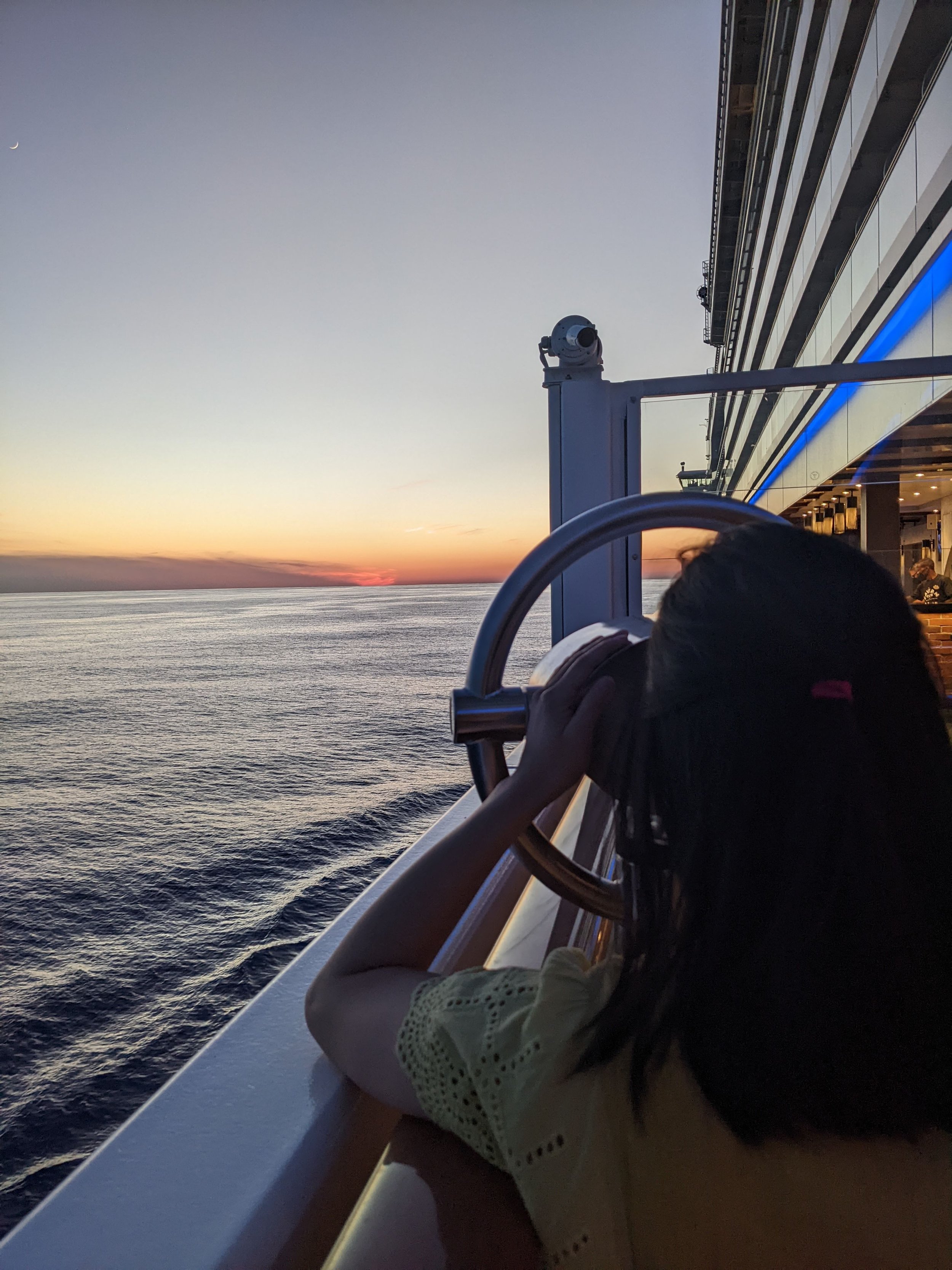 cruise sunset