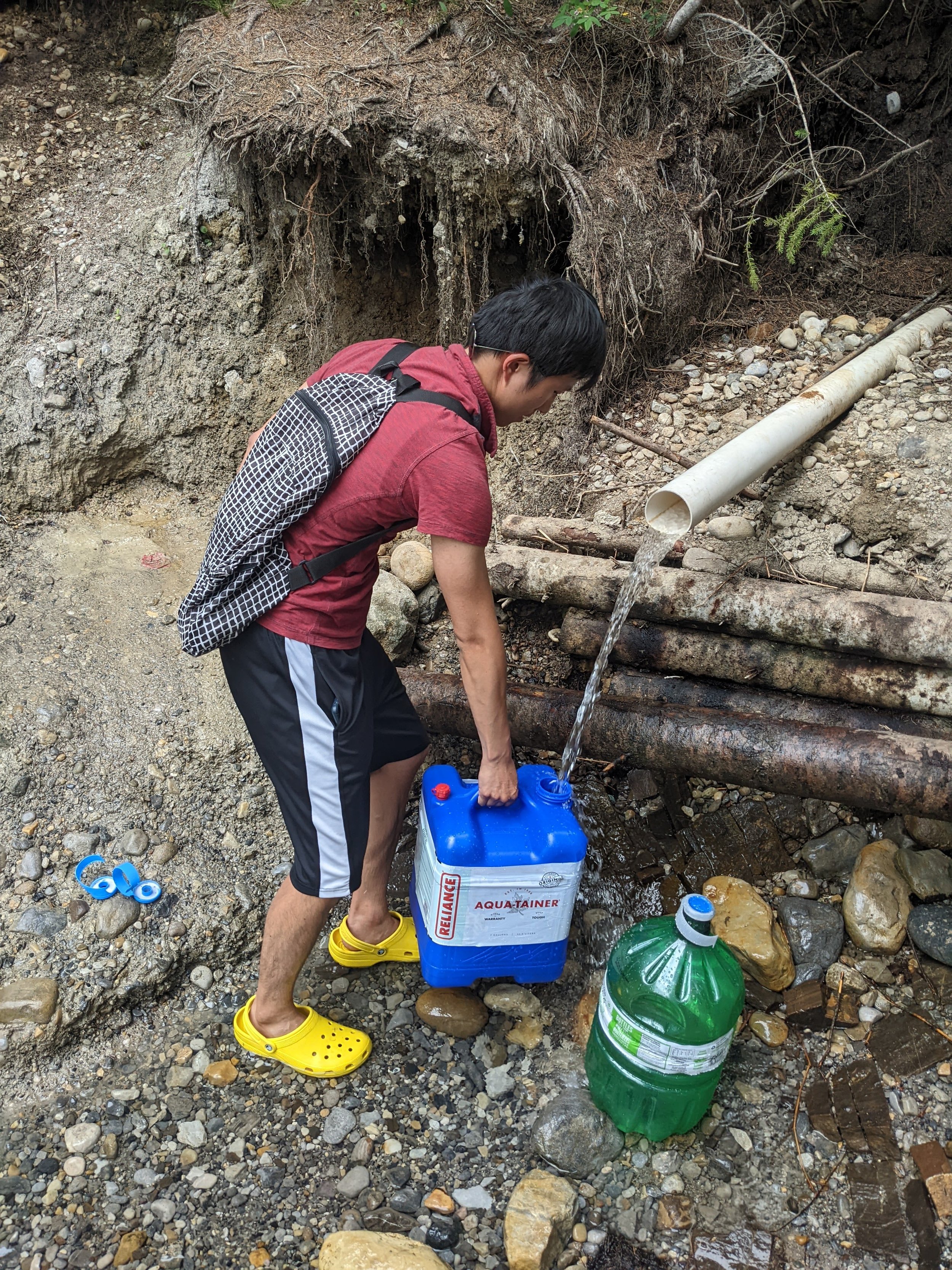 Canmore Natural Spring water