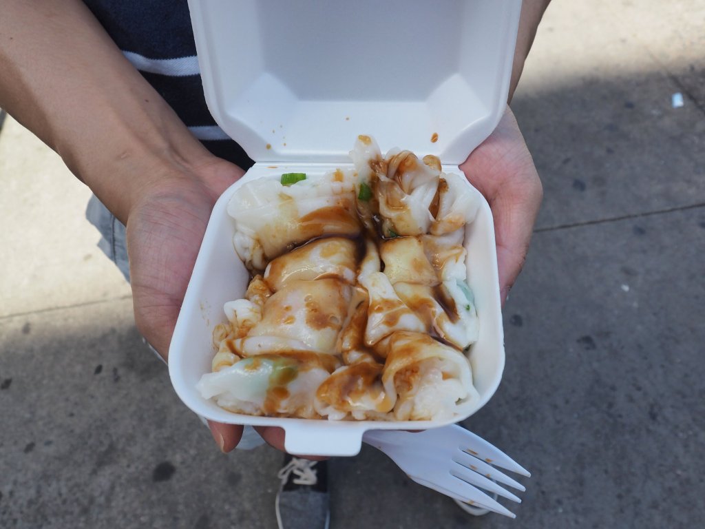 Rice Noodle Rolls in New York City&nbsp;Chinatown